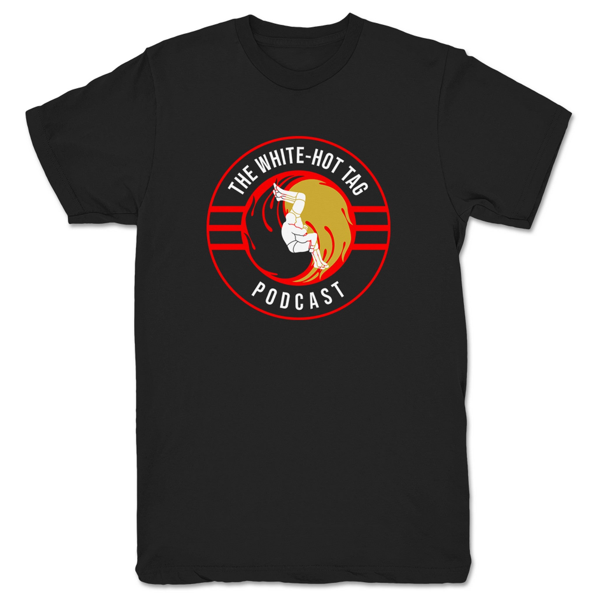 The White Hot Tag The White Hot Logo Unisex Tee Black