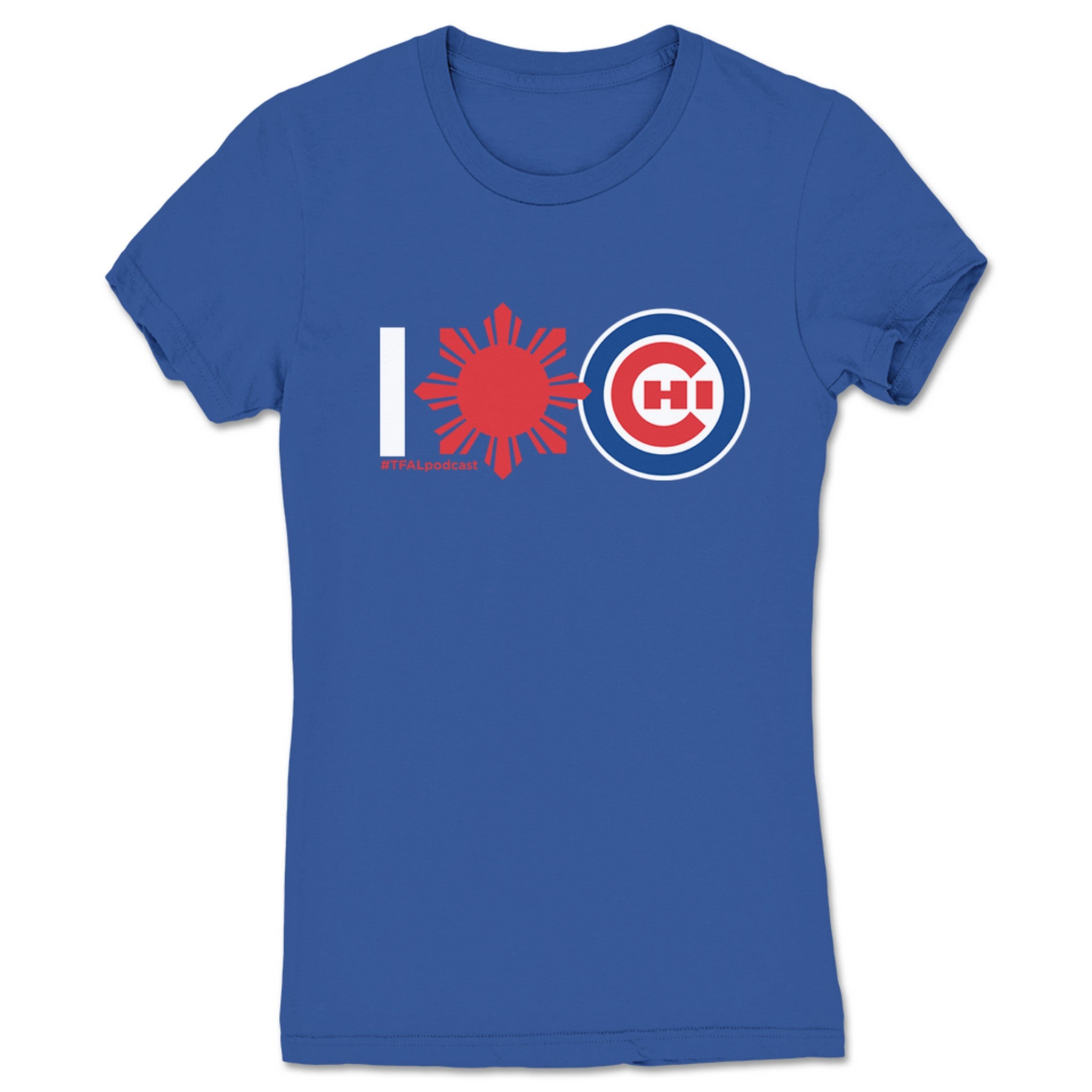 This Filipino American Life Chi Batang Oso Women's Tee Royal Blue