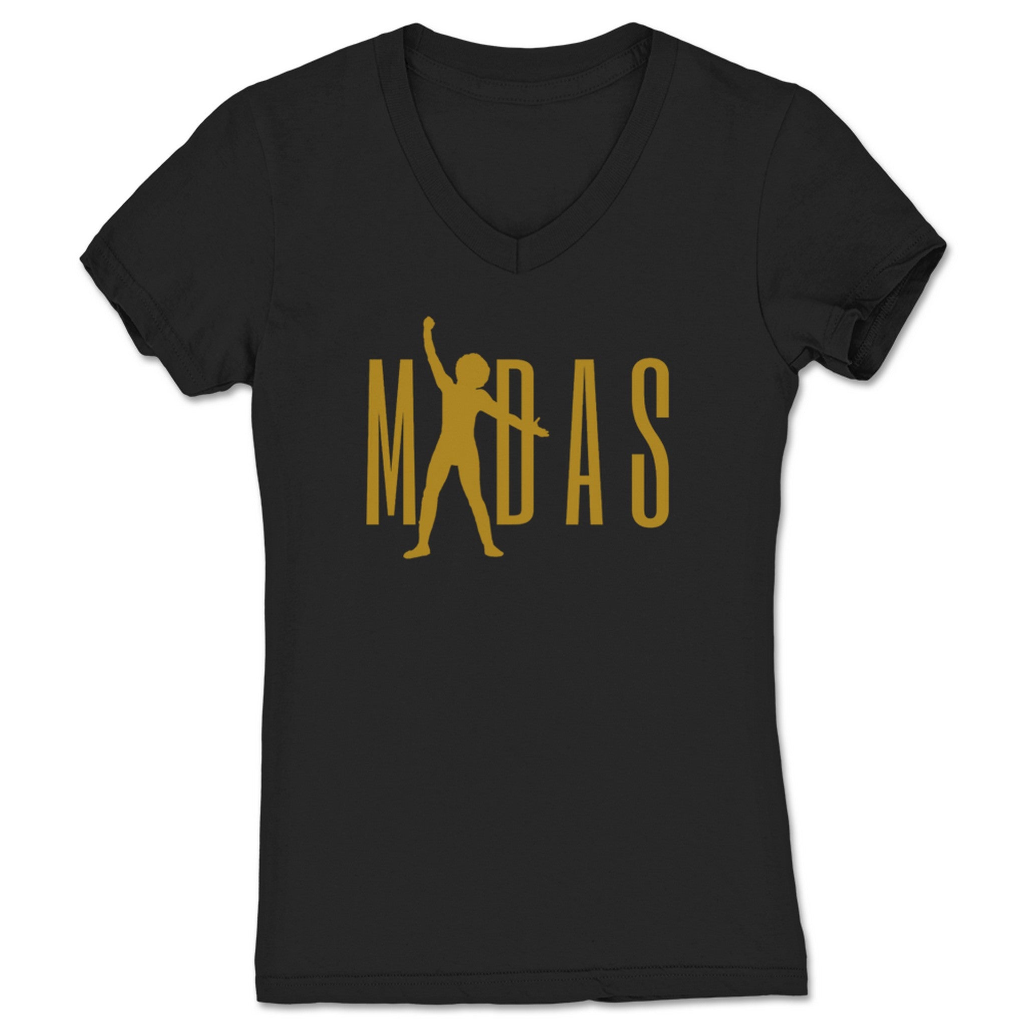 Tony Midas Midas Classic Women's V-Neck Black