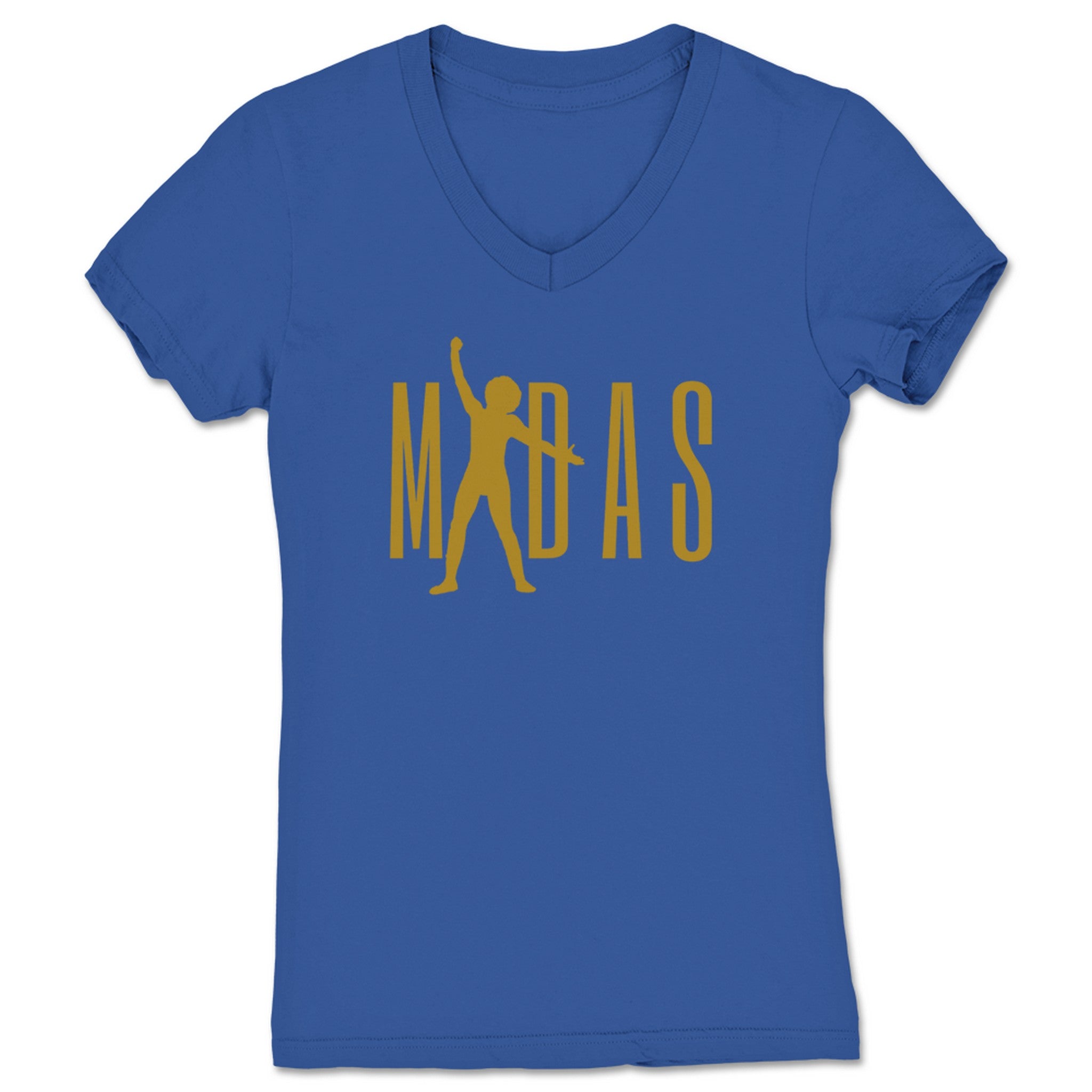 Tony Midas Midas Classic Women's V-Neck Royal Blue
