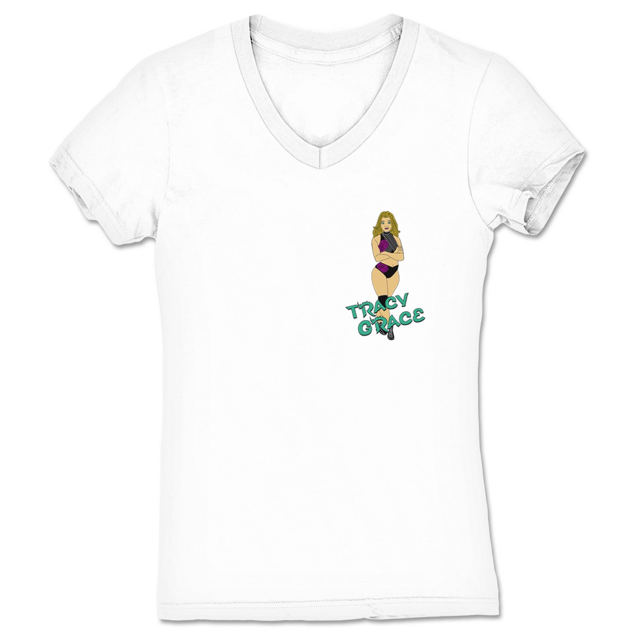 Tracy Grace Sao Lao (Mini) Women's V-Neck White