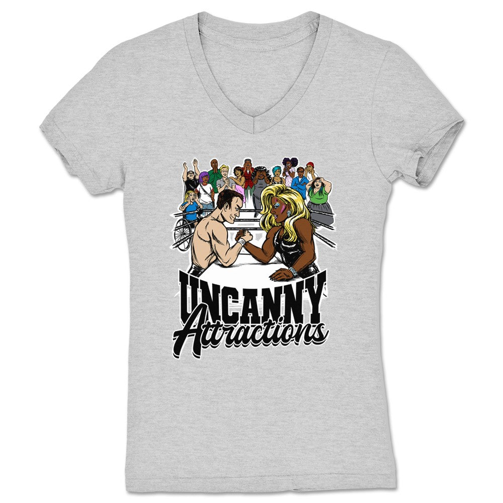 Uncanny Attractions Anything You Can Do Women's V-Neck Heather Grey