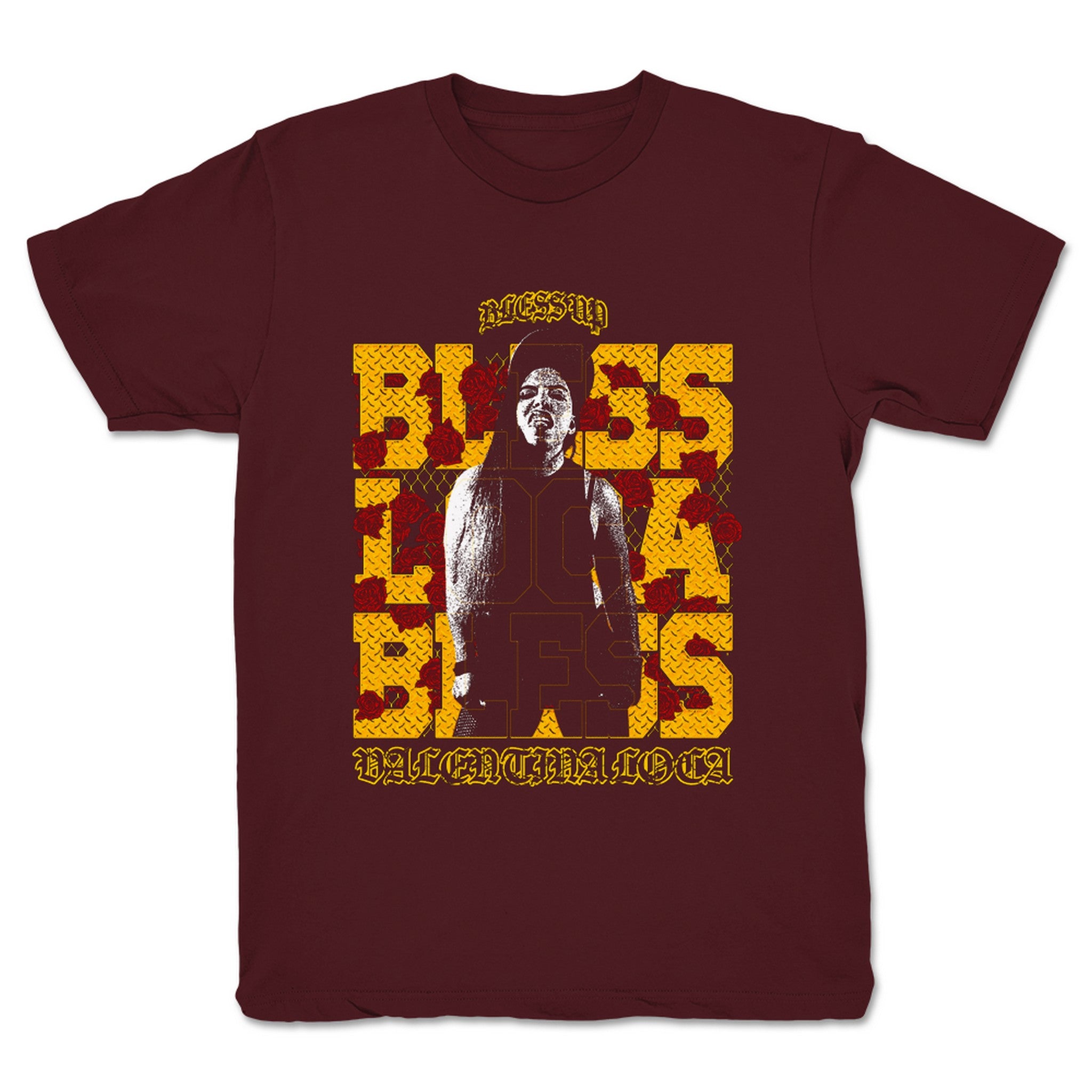 Valentina Loca BLESS LOCA BLESS: EXPLICIT EDITION Youth Tee Maroon