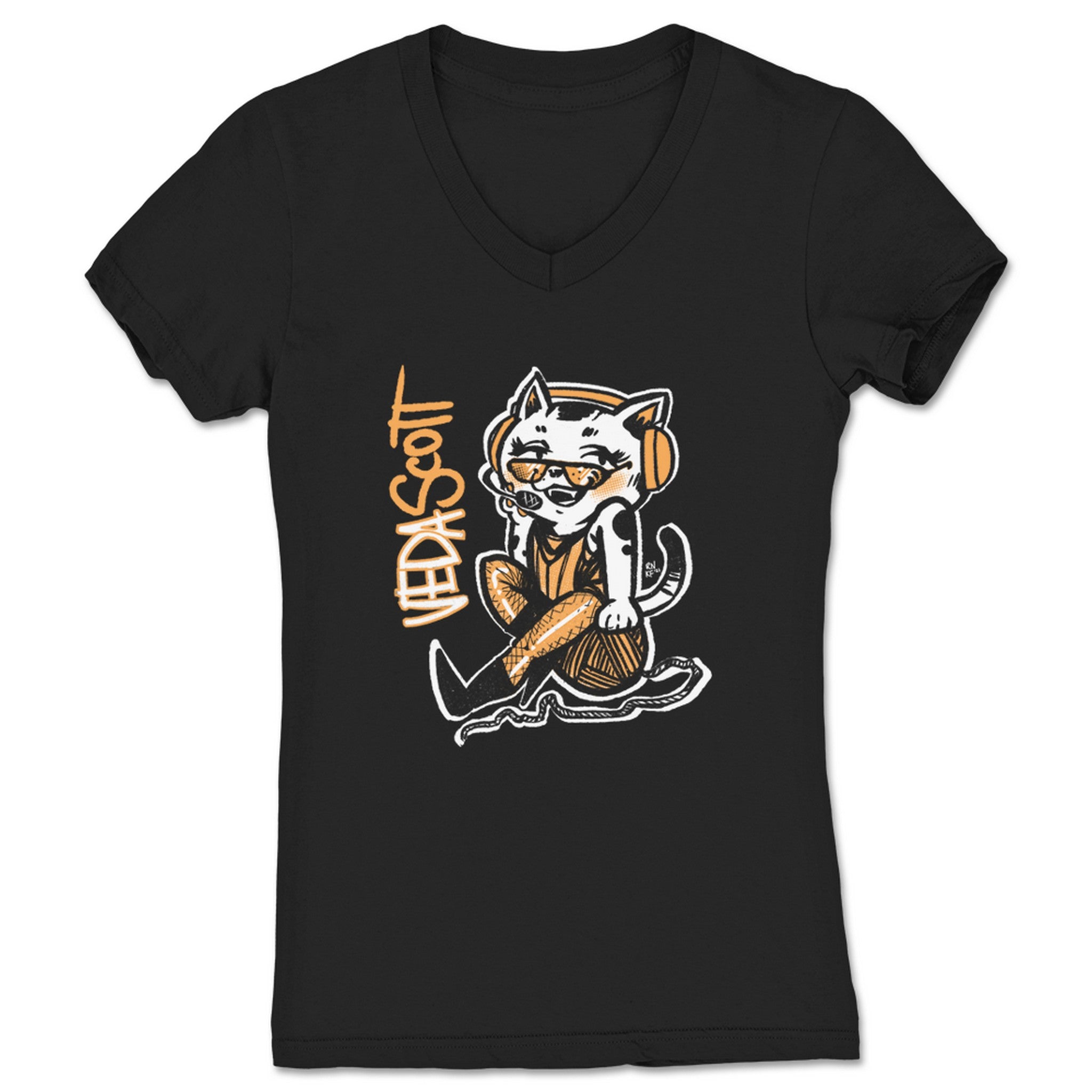 Veda Scott VEDA SCOTT FINAL FORM Women's V-Neck Black