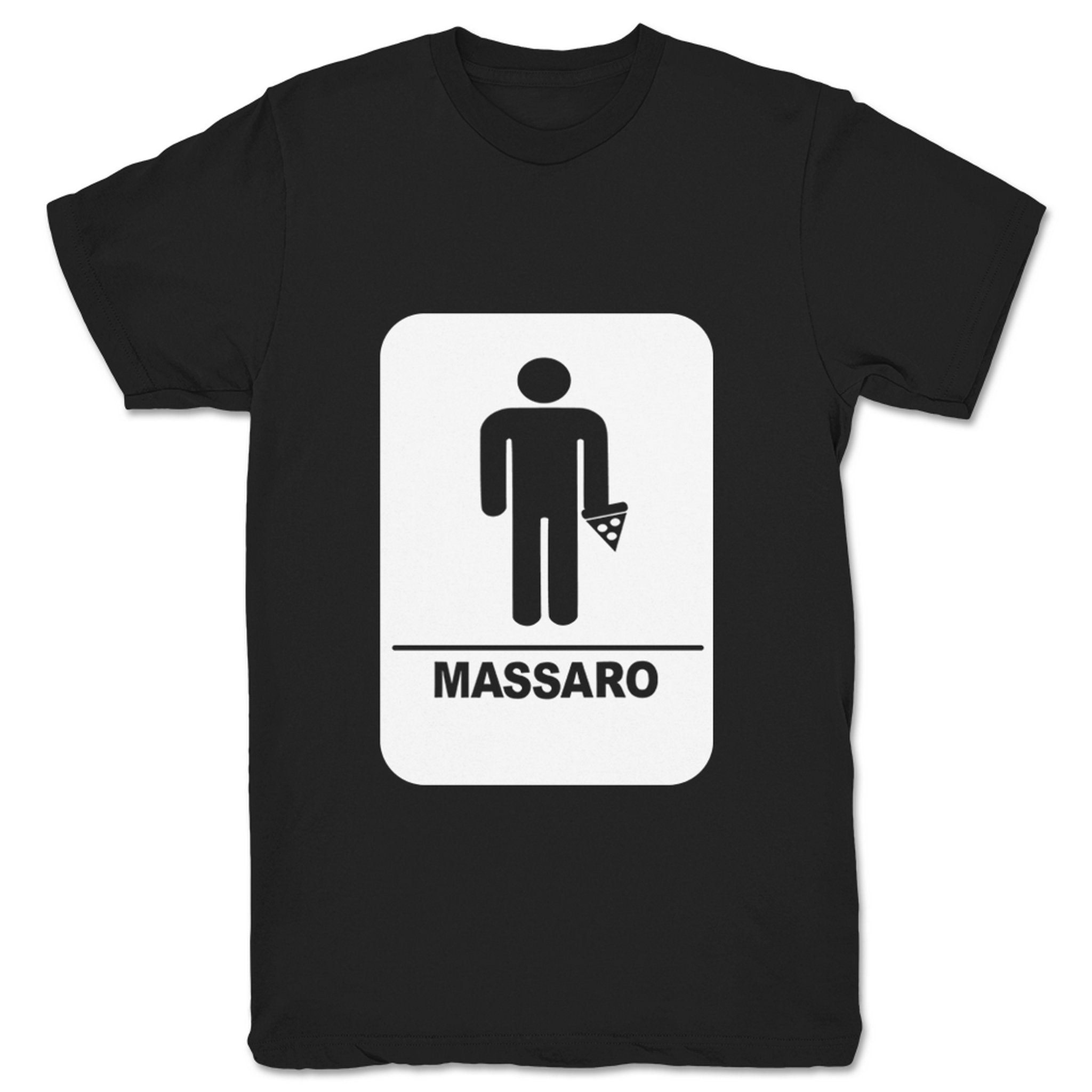 Vinnie Massaro Bathroom Unisex Tee Black