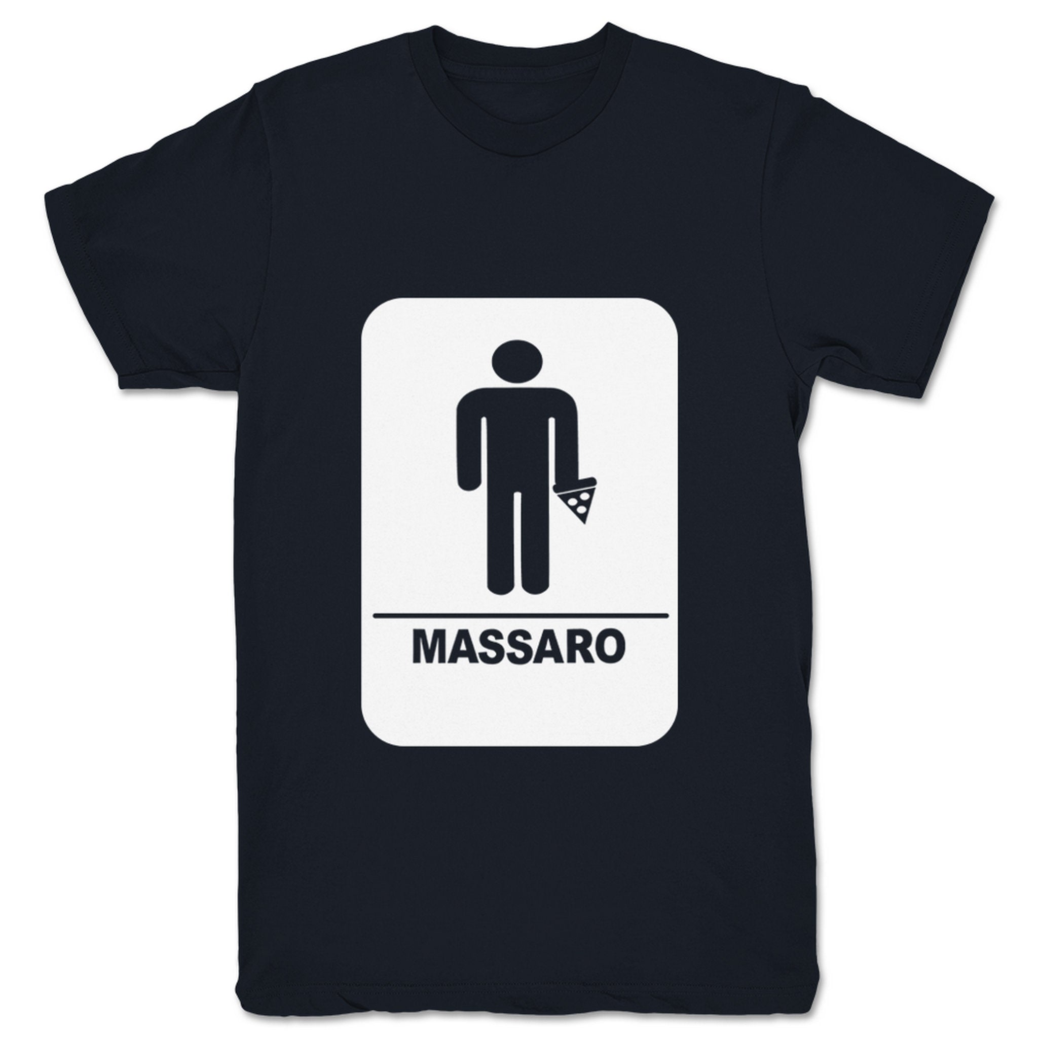 Vinnie Massaro Bathroom Unisex Tee Navy
