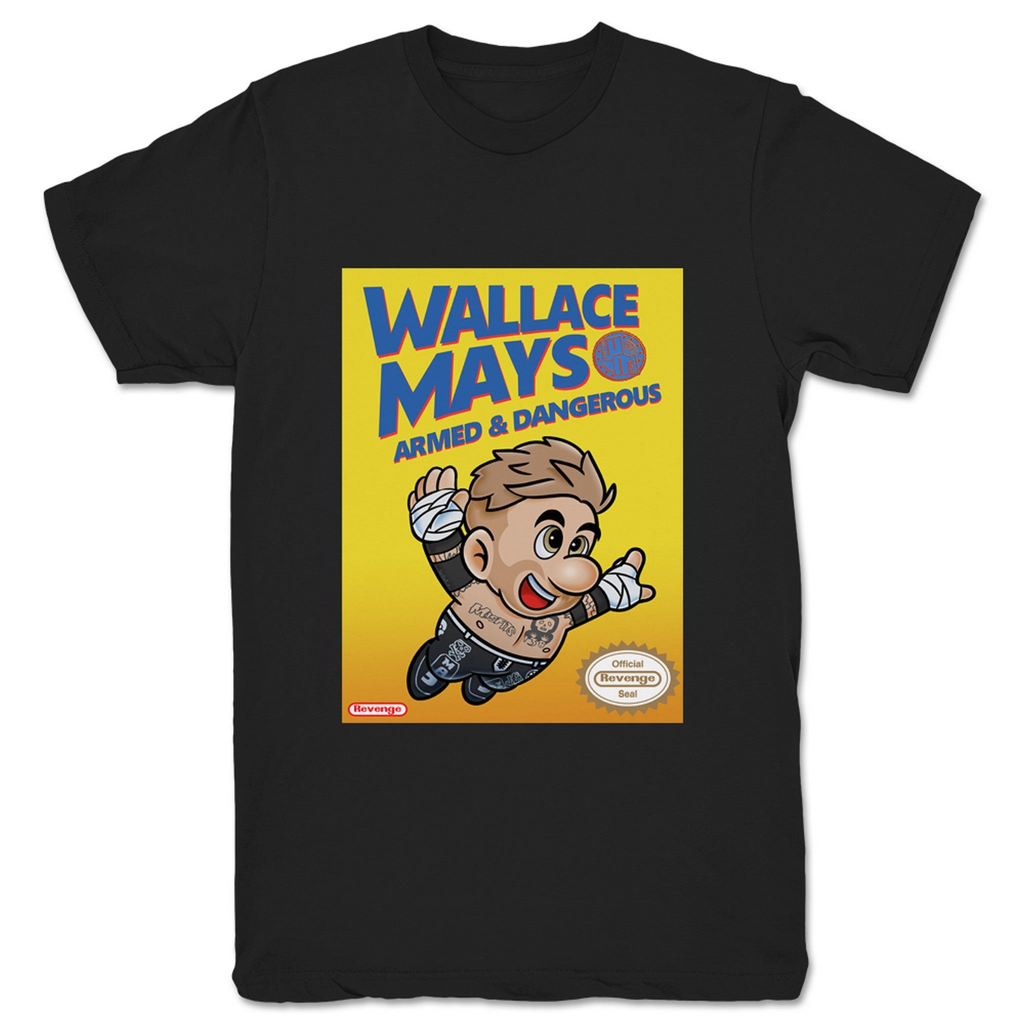 Wallace Mays x REVENGE Armed & Dangerous '96 Unisex Tee Black