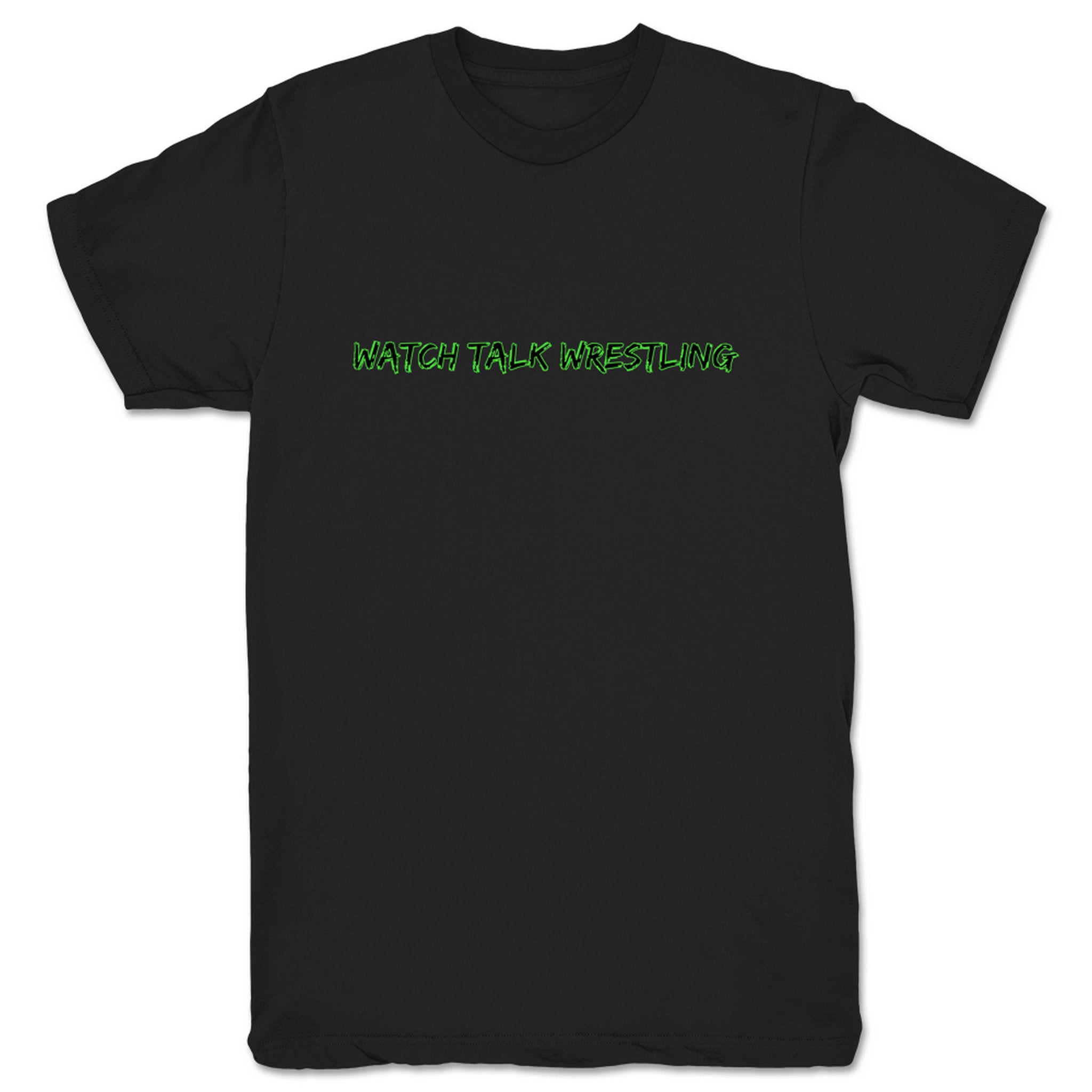Watch Talk Wrestling Watch Talk Wrestling Unisex Tee Black