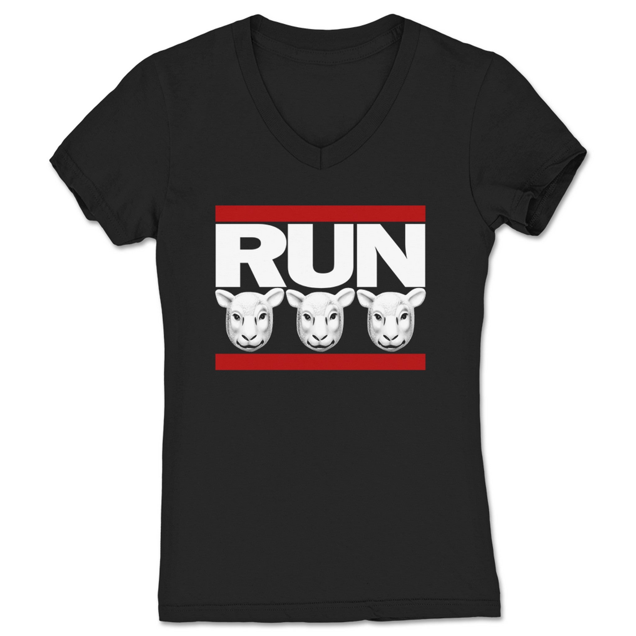 What a Maneuver! Run Wyatt Family Women's V-Neck Black