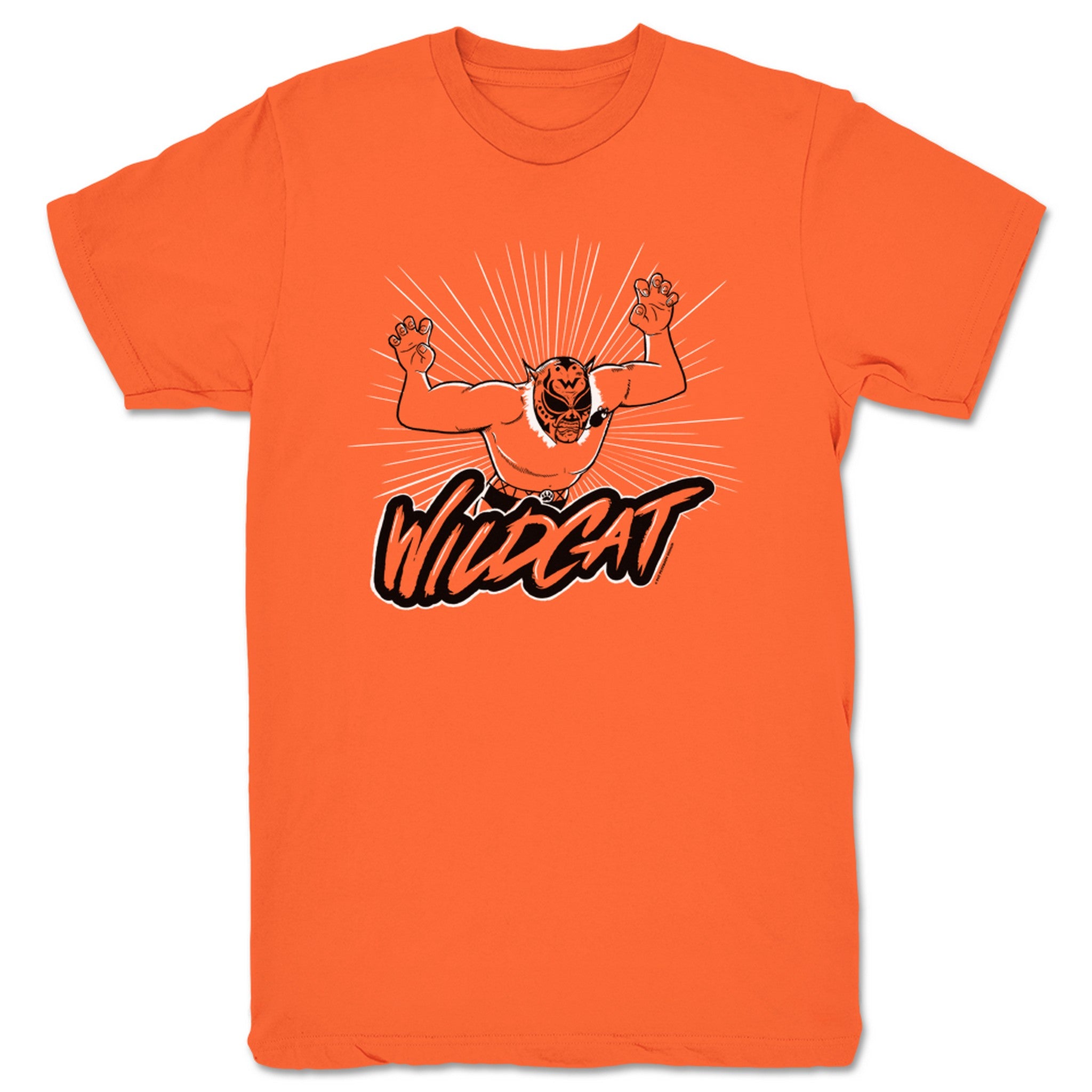 Wildcat Flying Meow Unisex Tee Orange