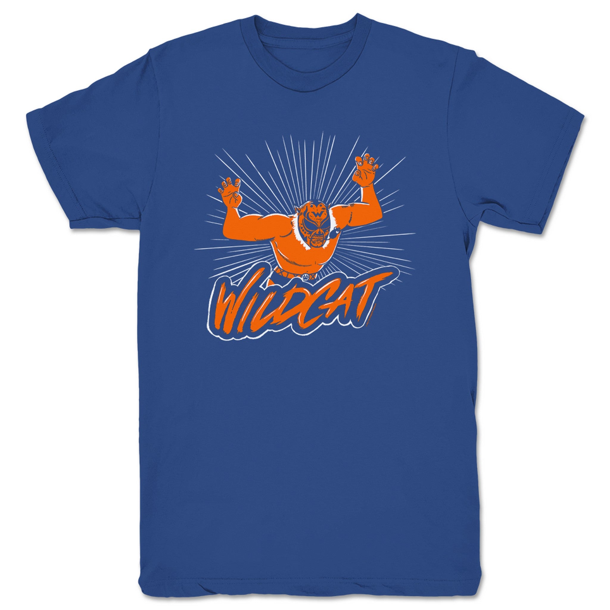 Wildcat Flying Meow Unisex Tee Royal Blue
