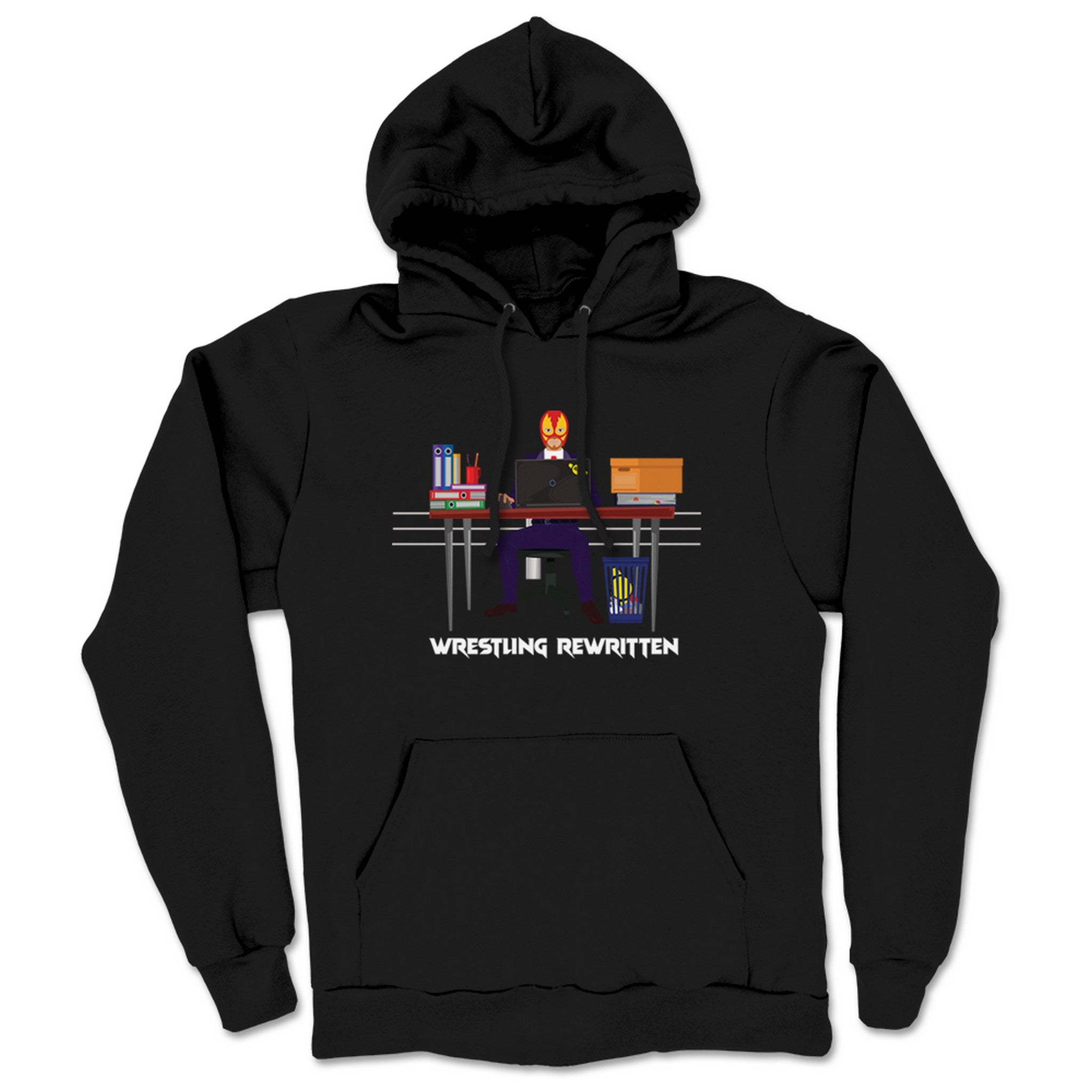 Wrestling Rewritten Wrestling Rewritten Book Midweight Pullover Hoodie Black