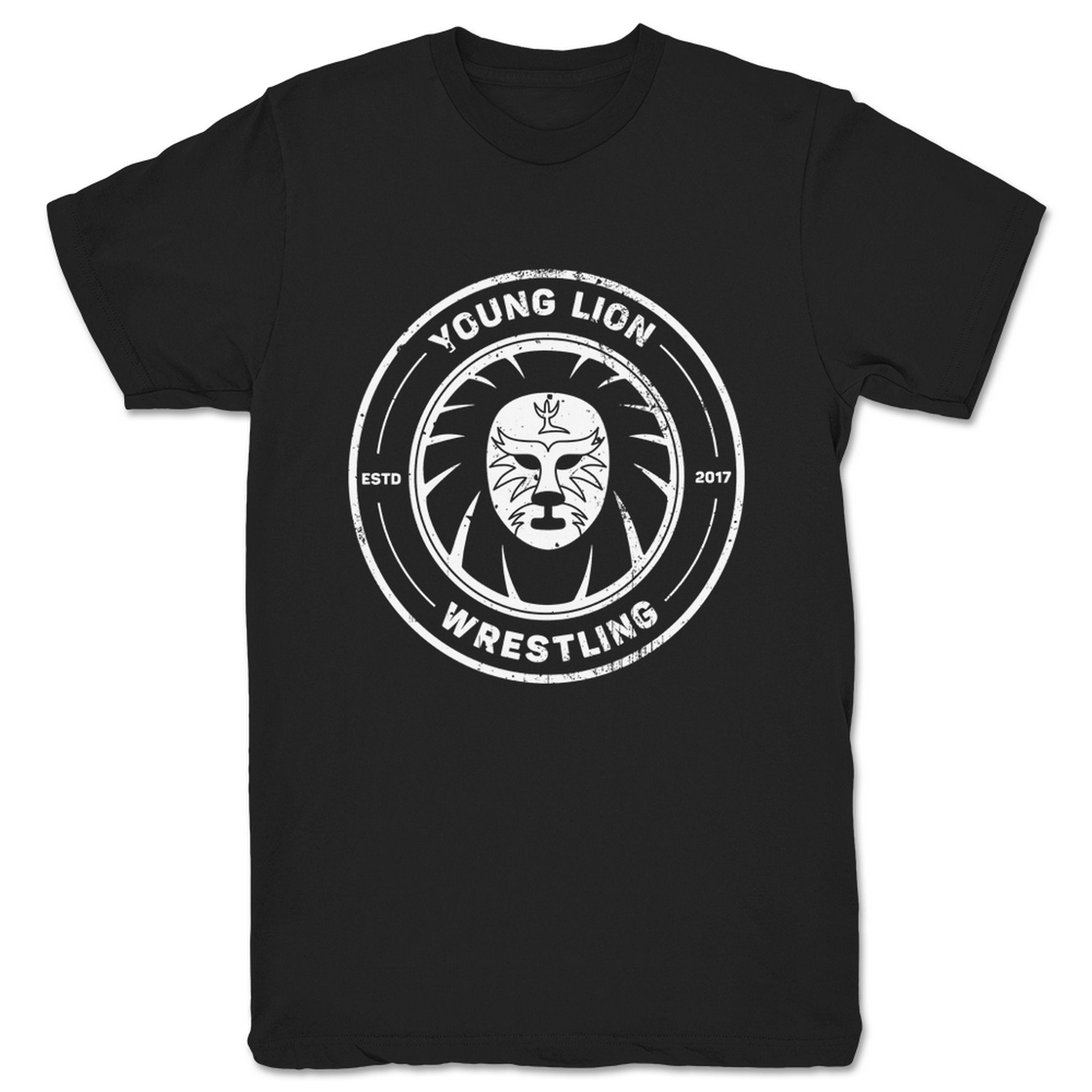 Young Lion Wrestling YLW Original Unisex Tee Black