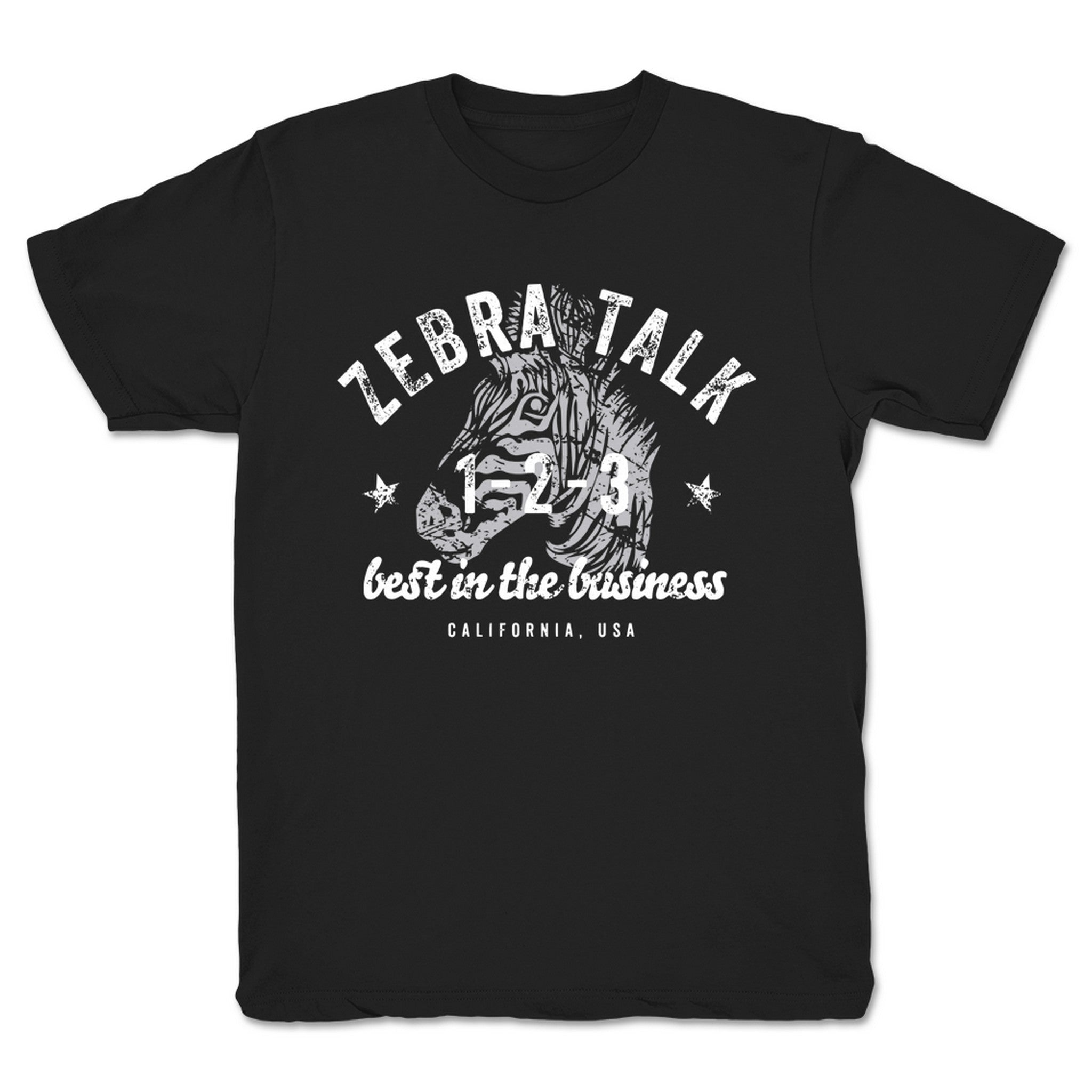 Zebra Talk Best in the Business Youth Tee Black