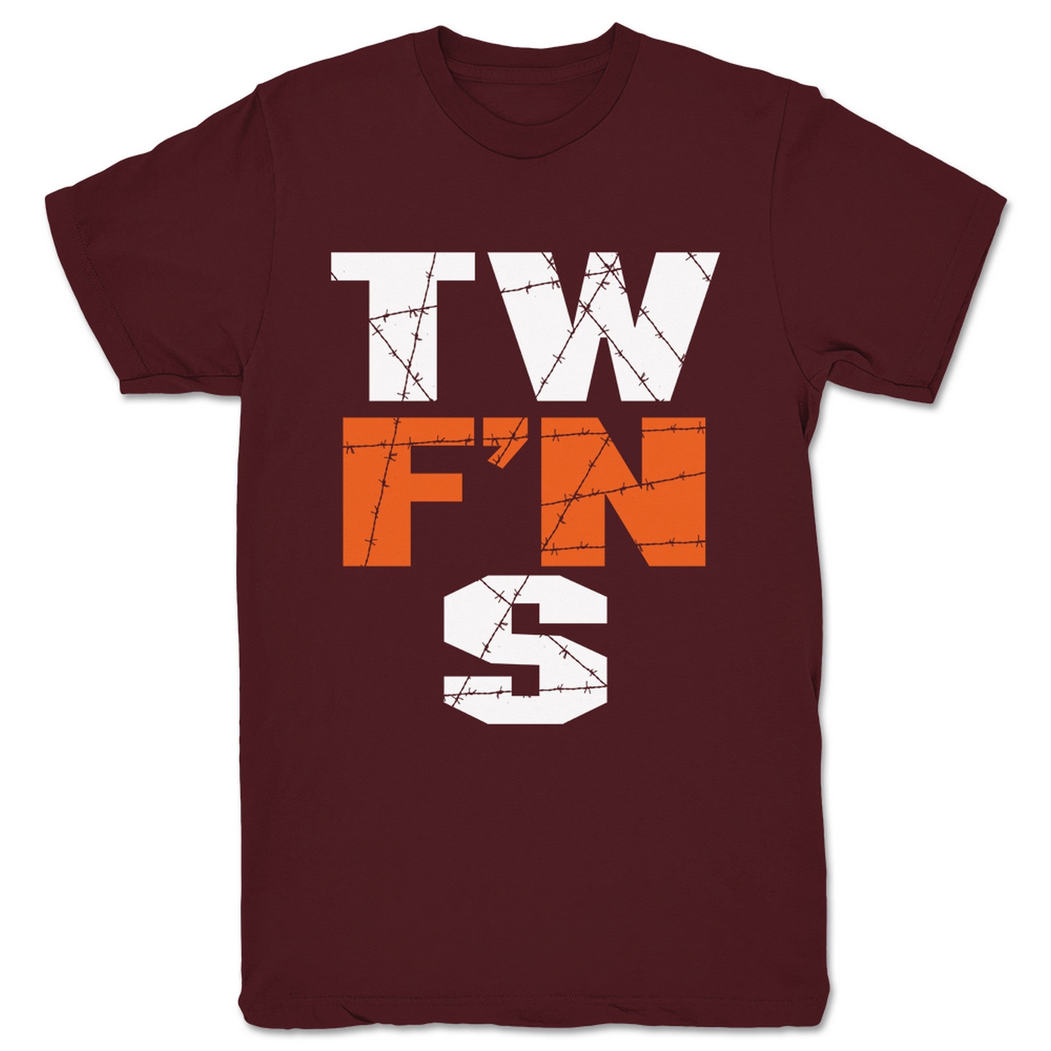 score|swayze THE WHOLE F'N SHOW Unisex Tee Maroon