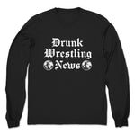 Drunk Wrestling History  Unisex Long Sleeve Black