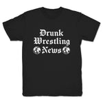 Drunk Wrestling History  Youth Tee Black