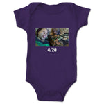 Julius Smokes  Infant Onesie Purple