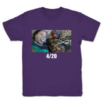 Julius Smokes  Youth Tee Purple