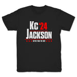 KC Jackson  Youth Tee Black