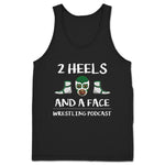 2 Heels and a Face  Unisex Tank Black