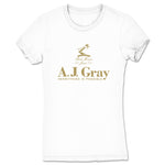 AJ Gray  Women's Tee White