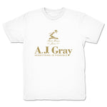 AJ Gray  Youth Tee White