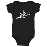 A.K. Willis  Infant Onesie Black