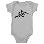 A.K. Willis  Infant Onesie Heather Grey