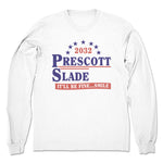 Adam Slade  Unisex Long Sleeve White