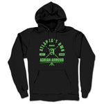 Adrian Armour  Midweight Pullover Hoodie Black (w/ Green Print)