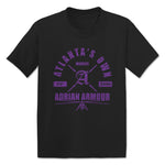 Adrian Armour  Toddler Tee Black (w/ Purple Print)