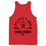 Adrian Armour  Unisex Tank Red (w/ Black Print)