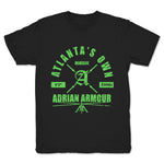 Adrian Armour  Youth Tee Black (w/ Green Print)