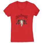 Anastasia Morningstar  Women's V-Neck Red