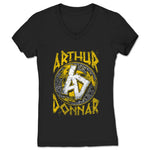 Arthur Donnar  Women's V-Neck Black