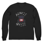 Auntie Hydie  Unisex Long Sleeve Black