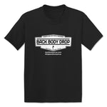 Back Body Drop  Toddler Tee Black (w/ White Logo)