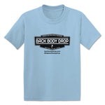 Back Body Drop  Toddler Tee Light Blue (w/ Black Logo)