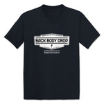 Back Body Drop  Toddler Tee Navy (w/ White Logo)