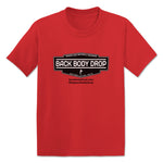Back Body Drop  Toddler Tee Red (w/ Black Logo)