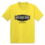 Back Body Drop  Toddler Tee Yellow (w/ Black Logo)