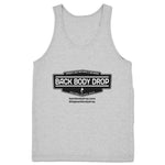 Back Body Drop  Unisex Tank Heather Grey (w/ Black Logo)