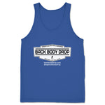 Back Body Drop  Unisex Tank Royal Blue (w/ White Logo)