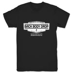 Back Body Drop  Unisex Tee Black (w/ White Logo)