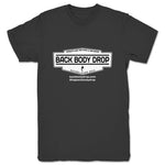 Back Body Drop  Unisex Tee Dark Grey (w/ White Logo)