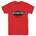 Back Body Drop  Unisex Tee Red (w/ Black Logo)