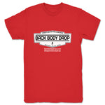 Back Body Drop  Unisex Tee Red (w/ White Logo)