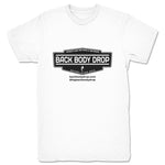 Back Body Drop  Unisex Tee White (w/ Black Logo)