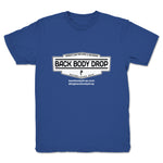 Back Body Drop  Youth Tee Royal Blue (w/ White Logo)